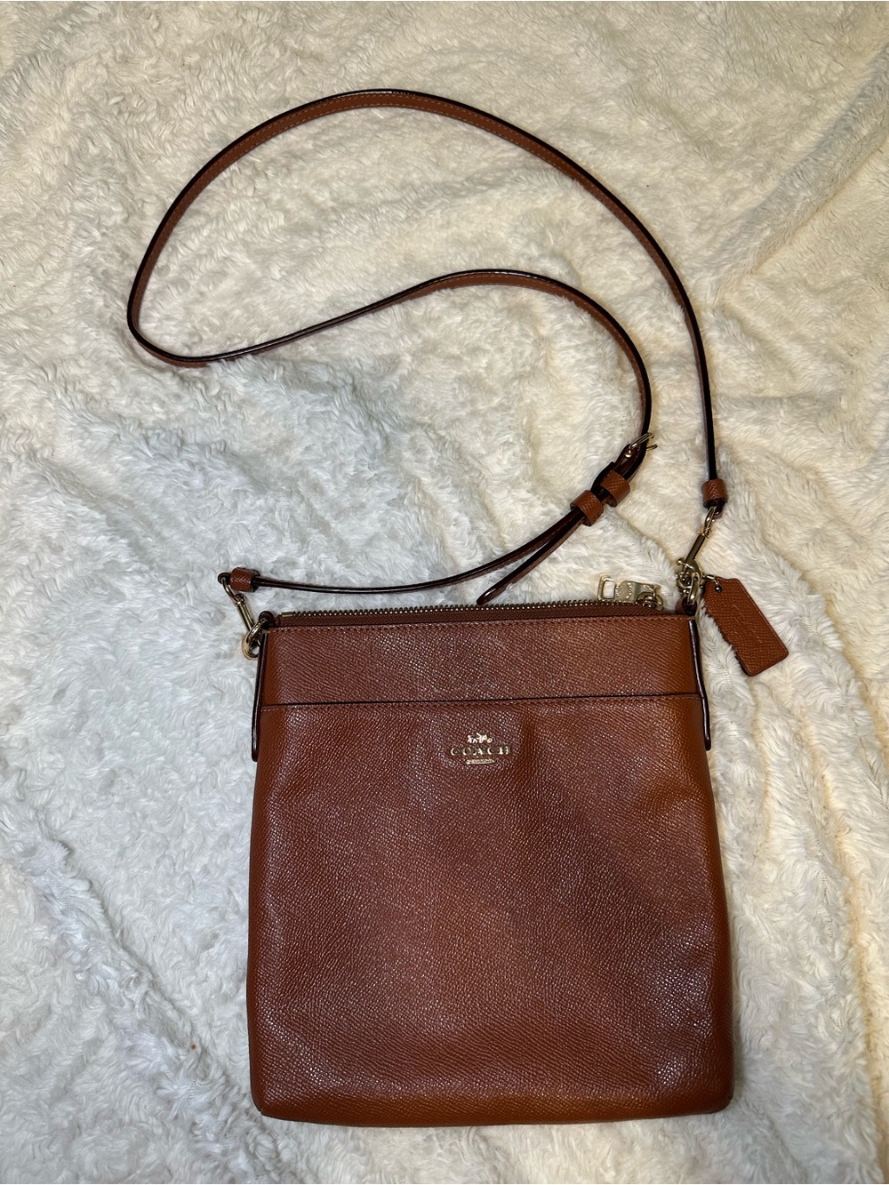 Coach Kitt Leather Crossbody Purse